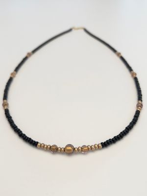 Kette lang Murano + Preciosa Glas