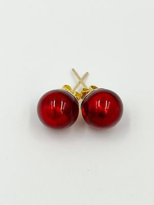 Ohrstecker Murano Glas Kugel 10mm 