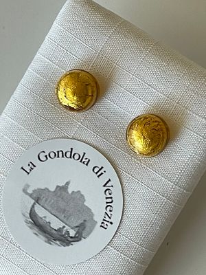 Stud earrings Murano 8mm