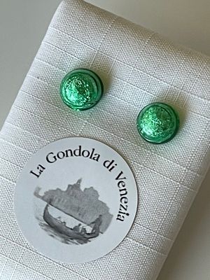 Stud earrings Murano 8mm