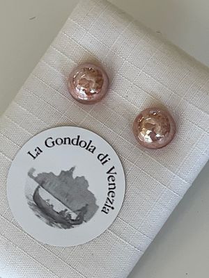Stud earrings Murano 8mm