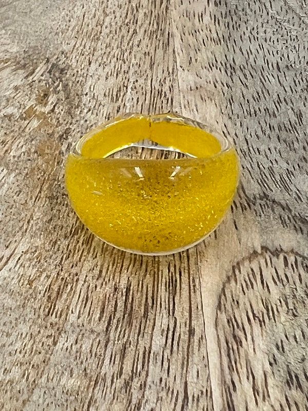 Ring Murano domed, plain