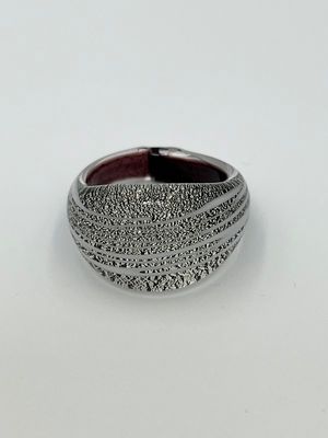 Murano ring, striped