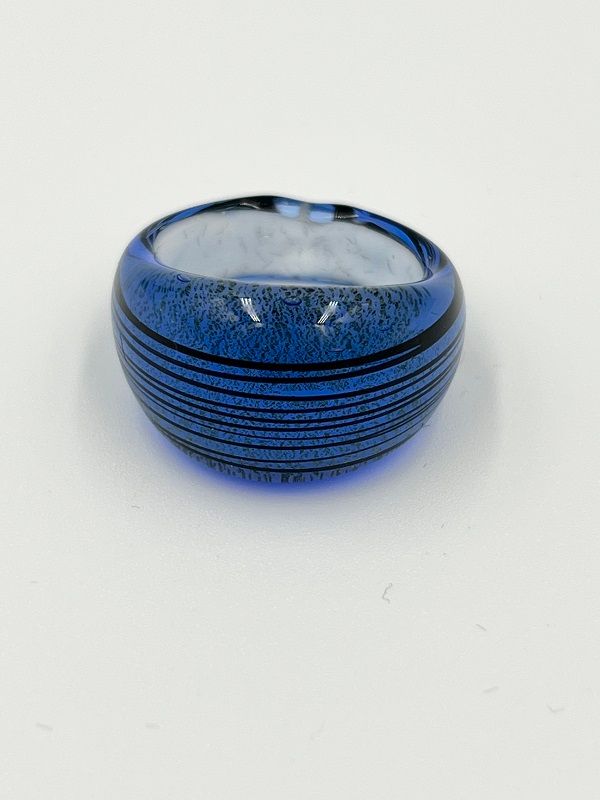 Murano ring, striped