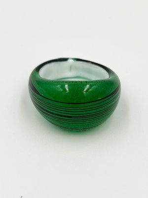 Murano ring domed, striped