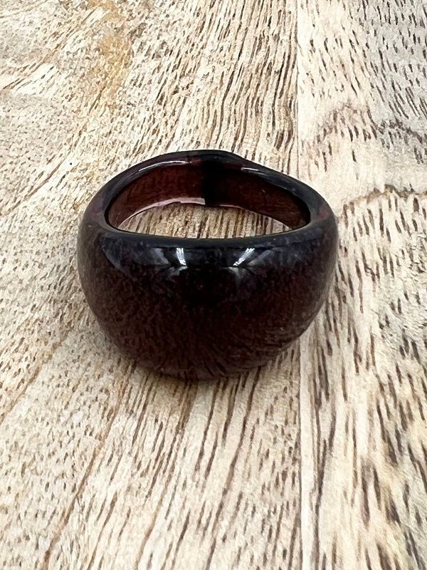 Ring Murano domed, plain