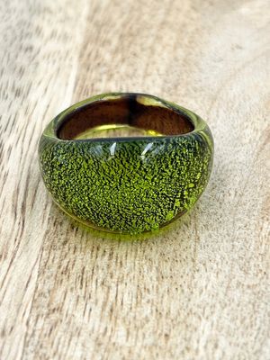 Ring Murano domed, plain