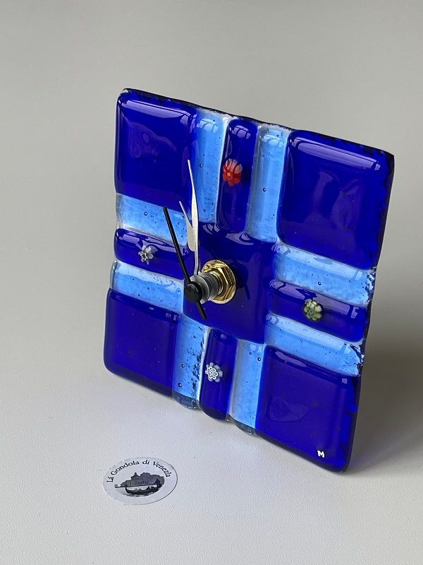 Uhr Murano 10x10cm   