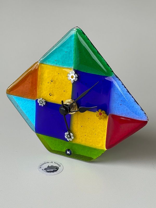Uhr Murano 10x10cm  