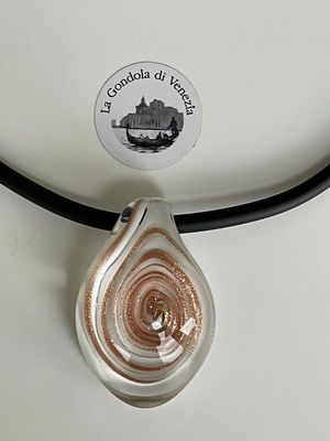 Anhänger Tropf Murano Spirale