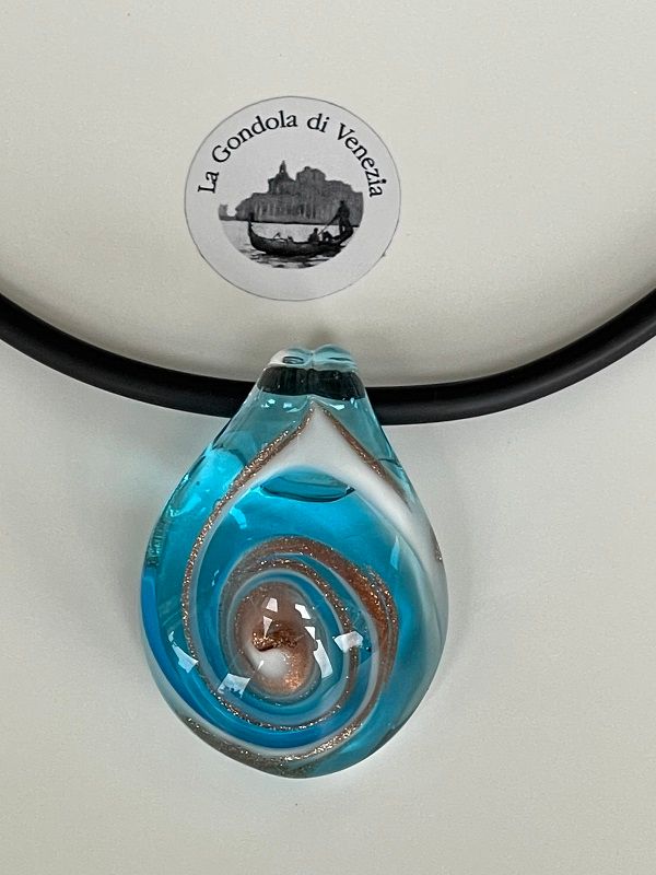 Murano pendant, spiral