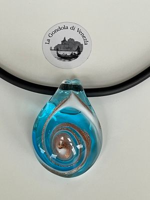 Murano pendant, spiral