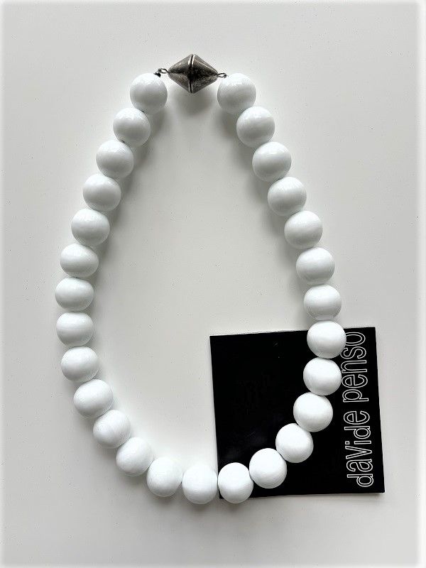 Necklace, Murano, BIANCO, Davide Penso