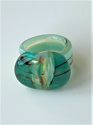 Luxury Murano ring size 55