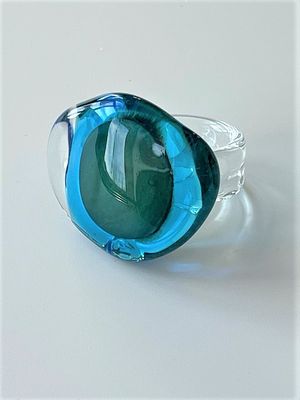 Luxury Murano ring size 54