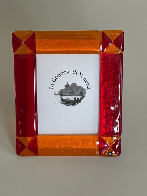 Photo frame Murano H18xW15cm - Unique piece -