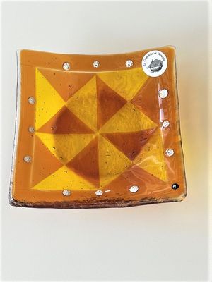 Murano Glass bowl 14x14cm