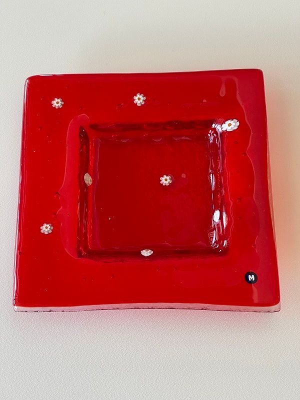 Murano Glass bowl 14x14cm