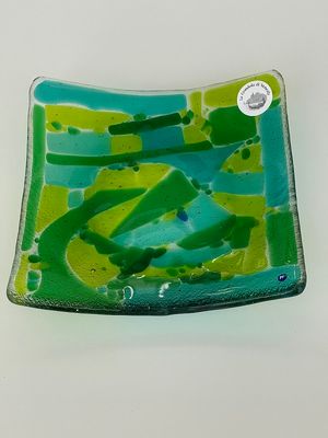 Murano Glass bowl 18x18cm  -Unique piece-