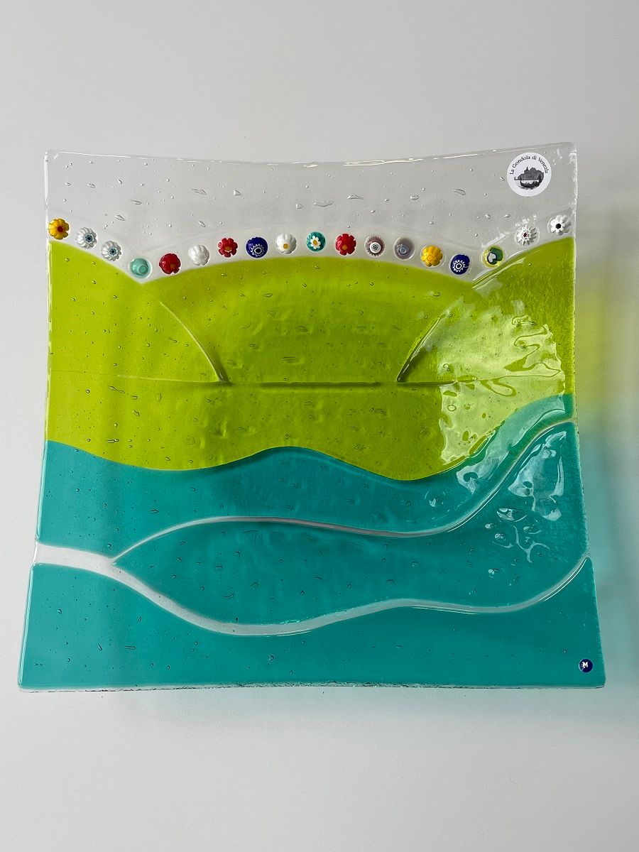 Murano Glass bowl 28x28cm