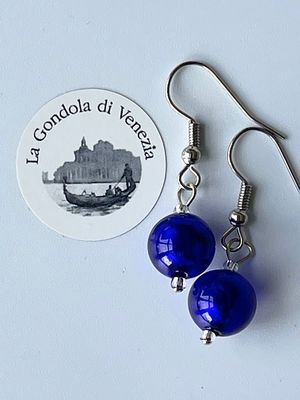 Ohrhänger Kugel Murano Glas 10mm 
