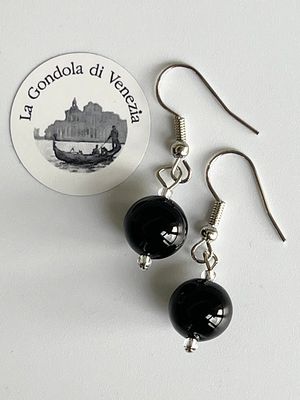 Ohrhänger Kugel Murano Glas 10mm 