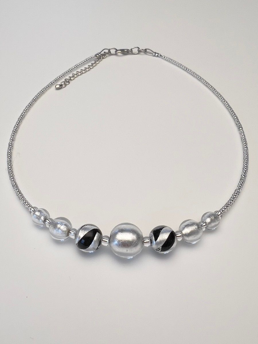 Kette Kugeln Murano Glas