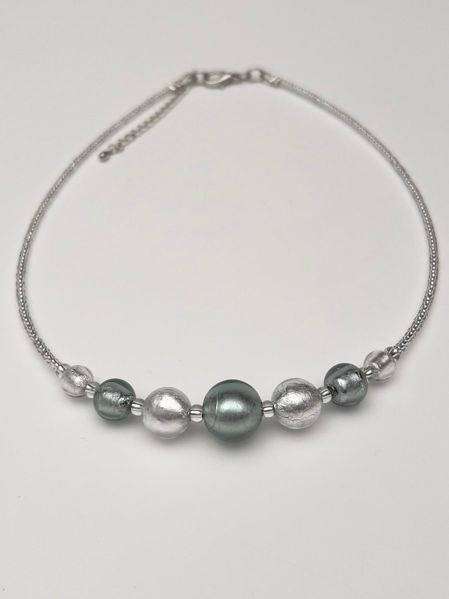 Kette Kugeln Murano Glas  