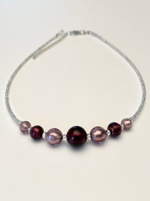Kette Kugeln Murano Glas  