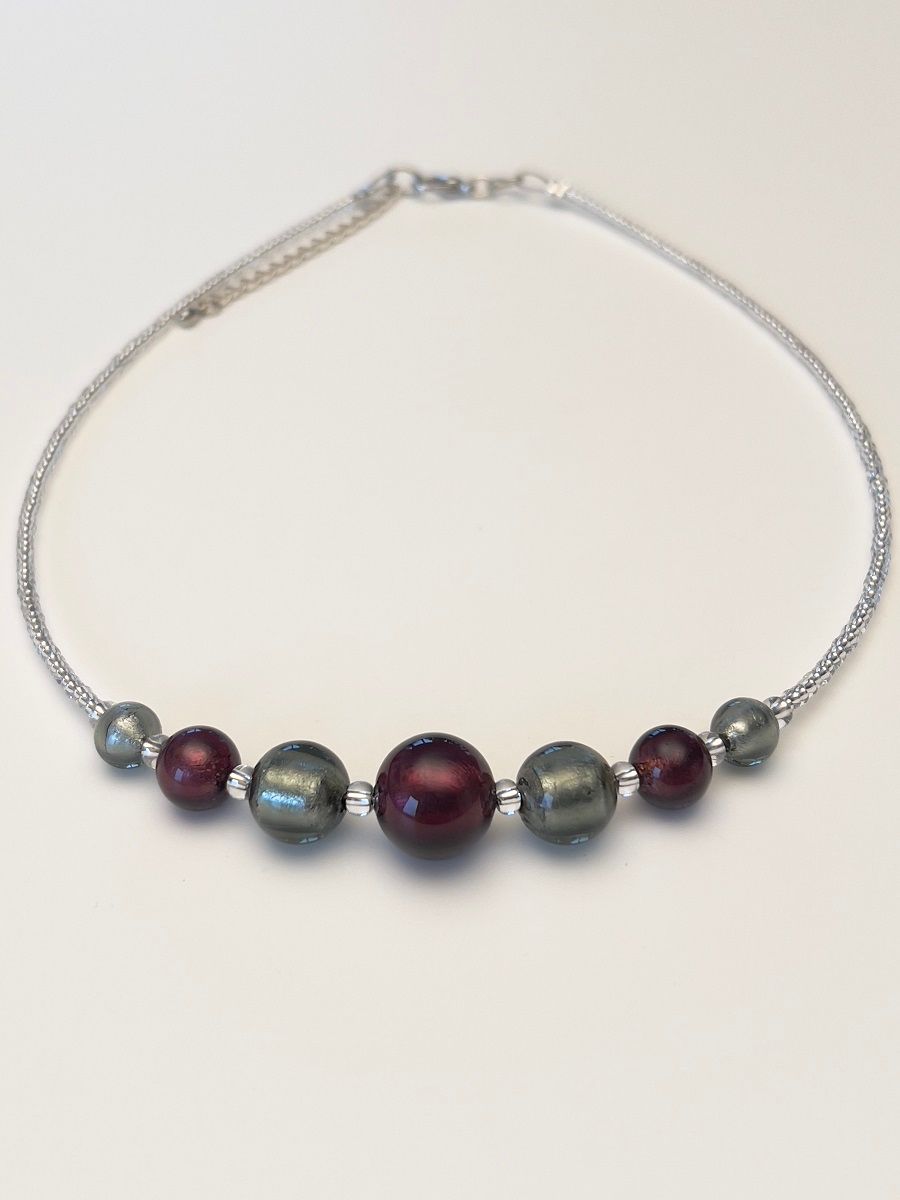 Kette Kugeln Murano Glas  