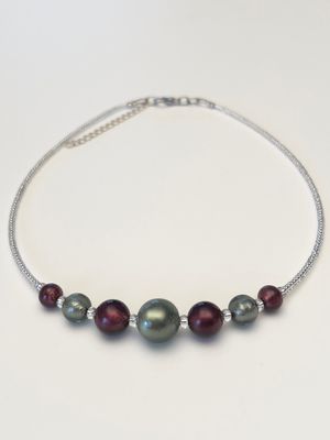 Kette Kugeln Murano Glas  