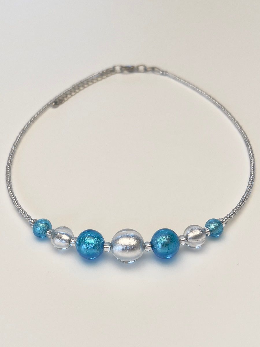 Kette Kugeln Murano Glas  