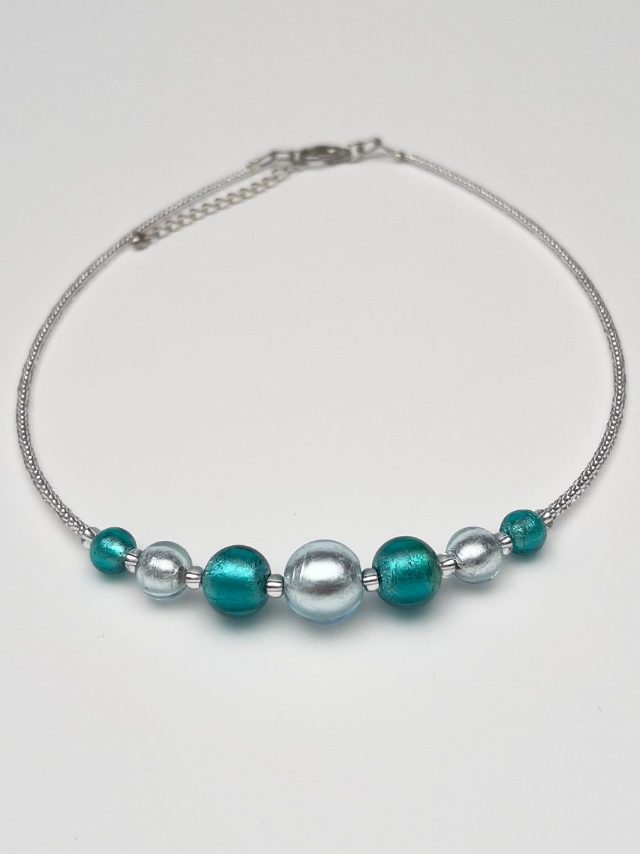 Kette Kugeln Murano Glas  