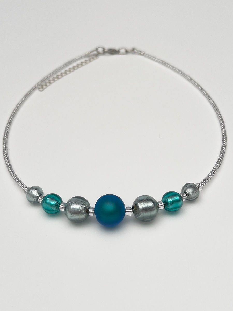 Kette Kugeln Murano Glas  