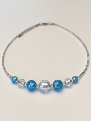 Kette Kugeln Murano Glas  