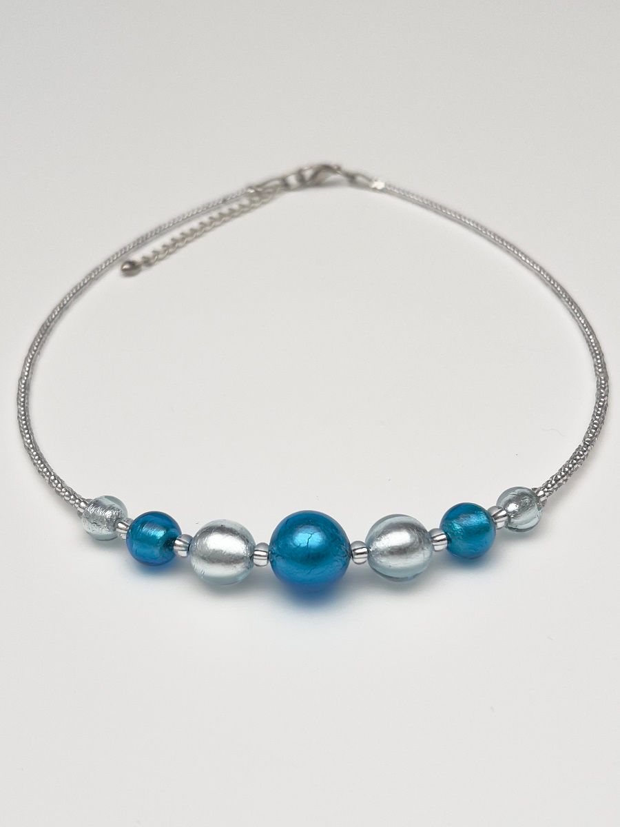 Kette Kugeln Murano Glas  