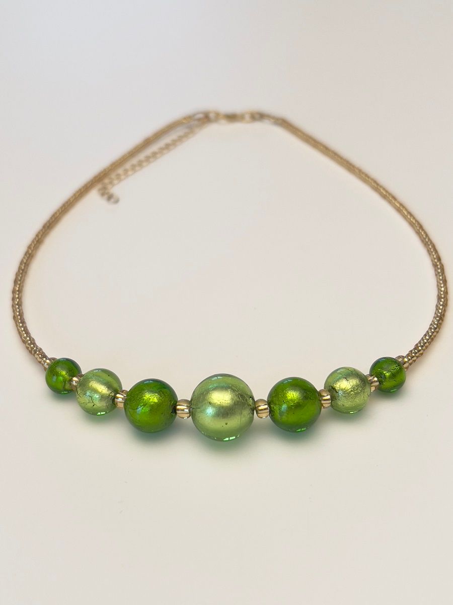 Kette Kugeln Murano Glas  