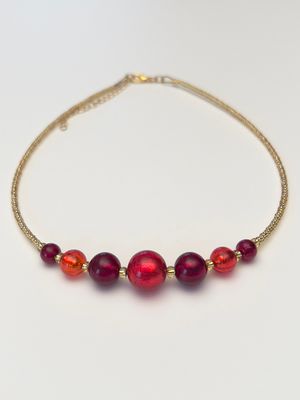 Kette Kugeln Murano Glas  
