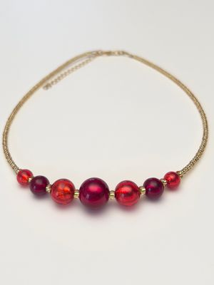 Kette Kugeln Murano Glas  