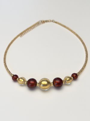 Kette Kugeln Murano Glas  