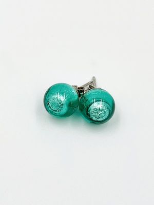 Stud earrings Murano ball 10mm