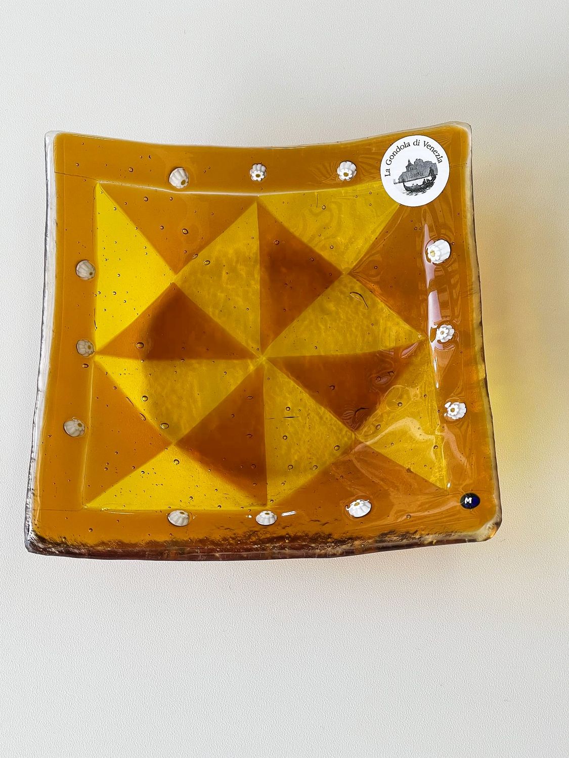 Murano Glass bowl 14x14cm