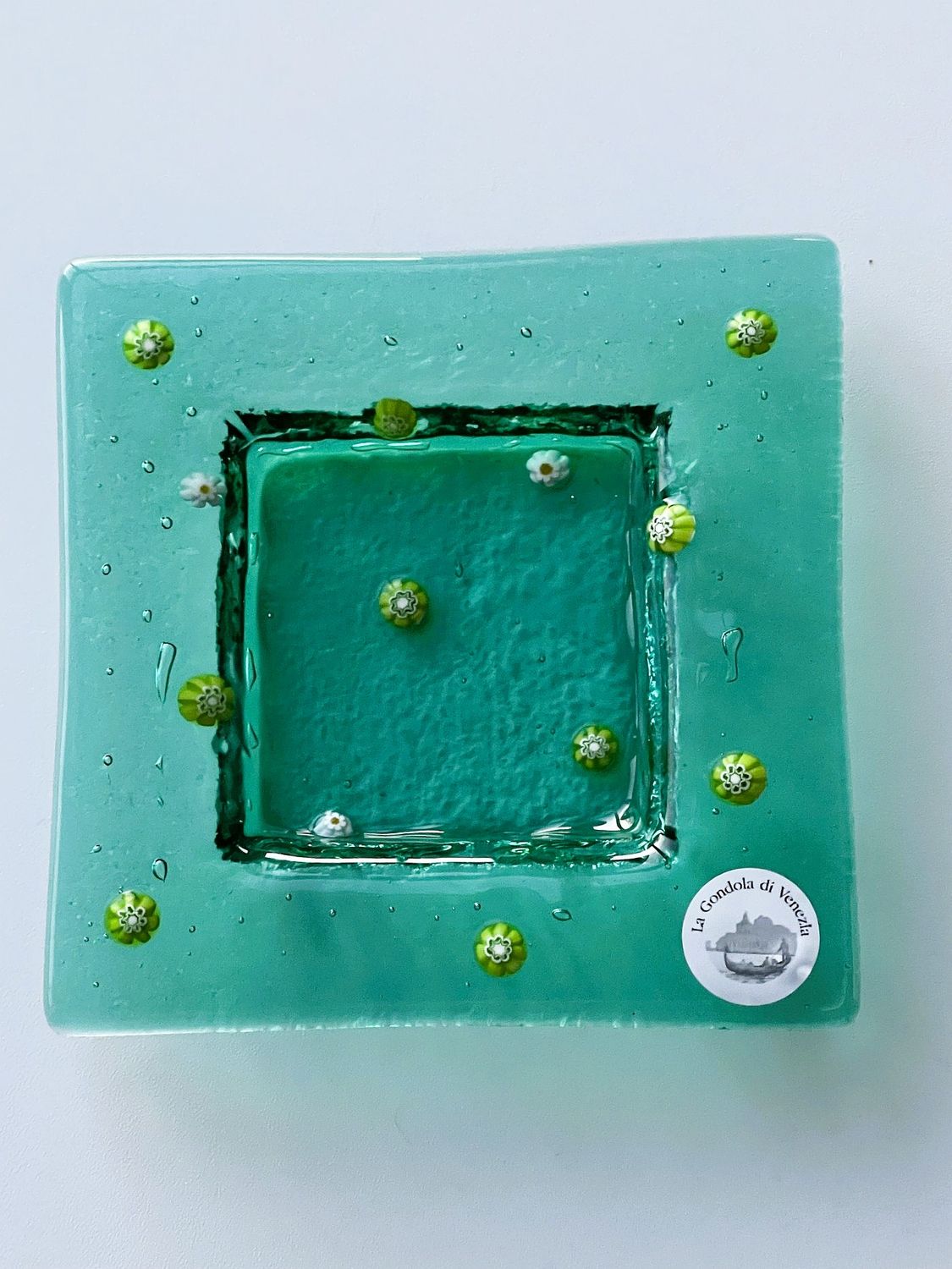 Murano Glass bowl 14x14cm