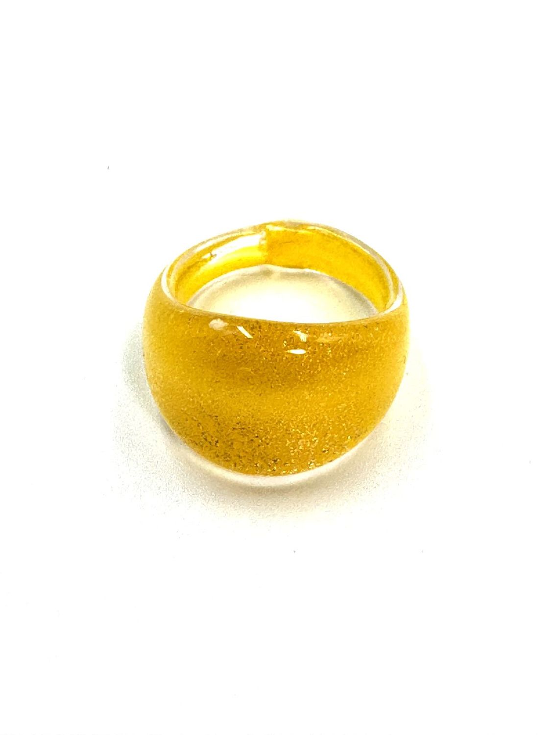 Ring Murano domed, plain