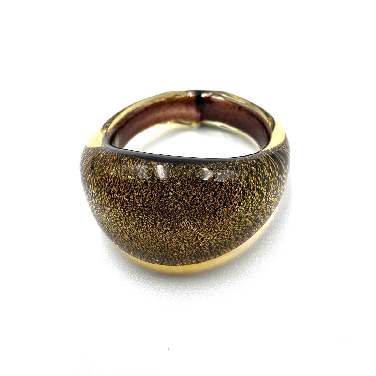 Ring Murano domed, plain