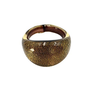 Ring Murano domed, plain
