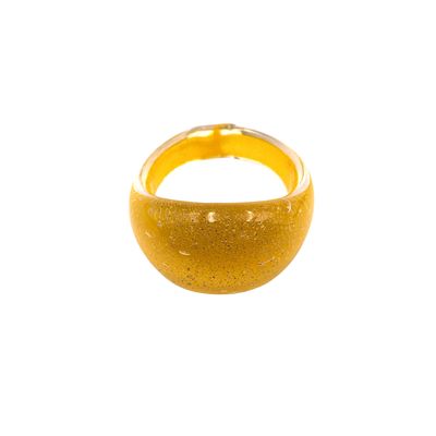 Ring Murano domed, plain