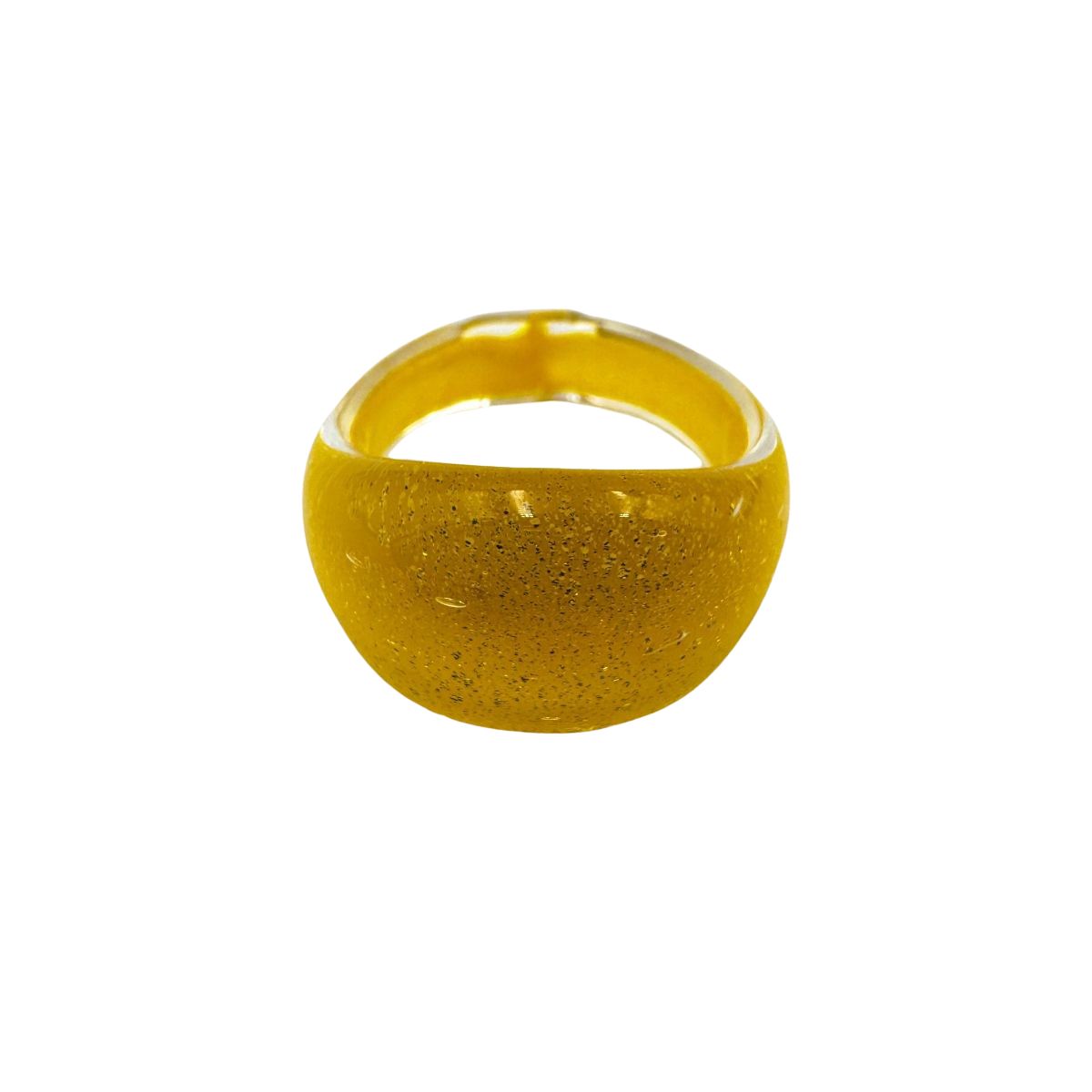 Ring Murano domed, plain