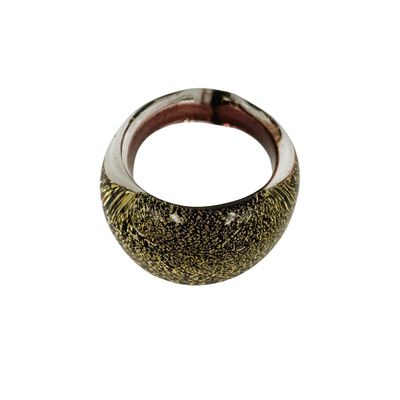 Ring Murano domed, plain