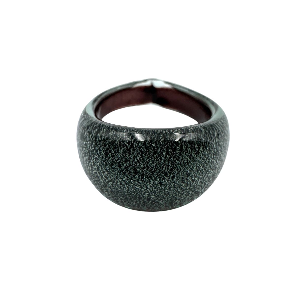 Ring Murano domed, plain